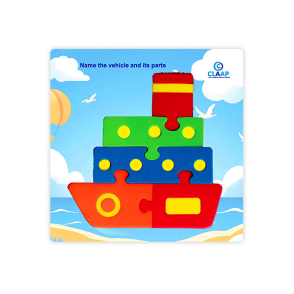 Claap Board Puzzle – Modes Of Transport (Pack of 4) - Image 7