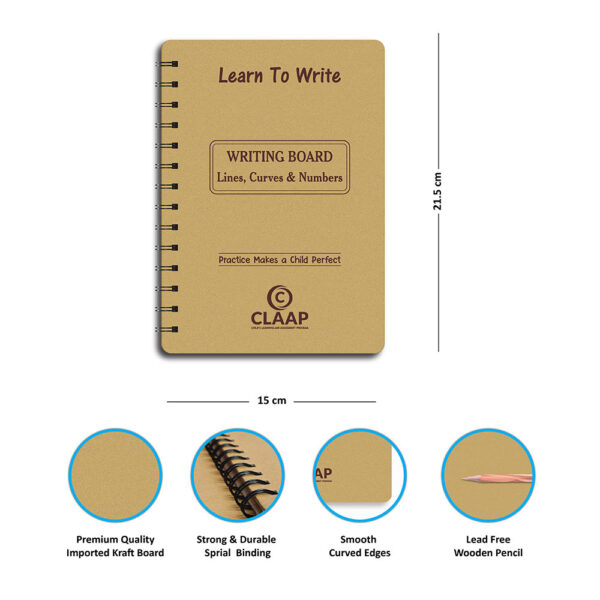 Claap Writing Practice Board Book - Numeracy - Image 2