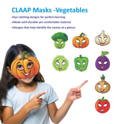 Claap Vegetables Masks (Pack of 8)
