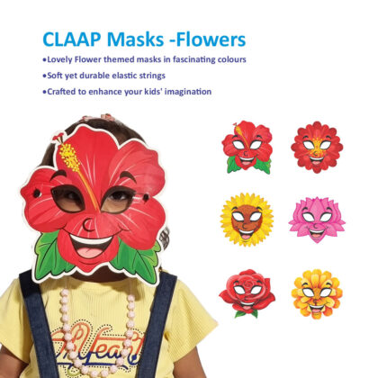 Claap Flowers Masks (Pack of 6)