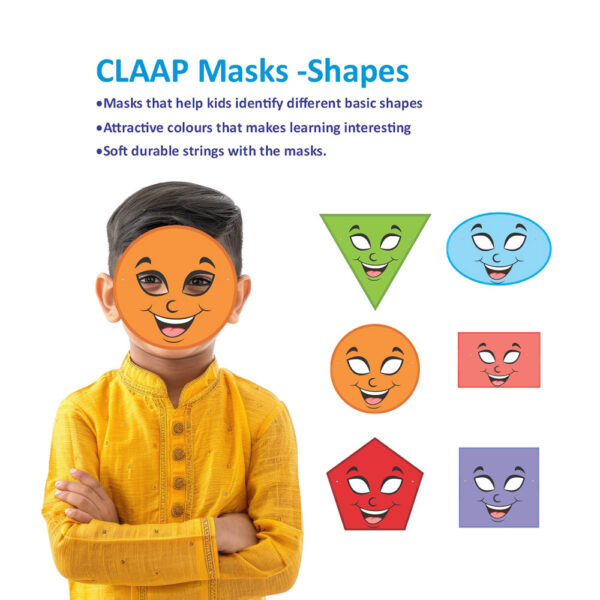 Claap Shapes Masks (Pack of 6)