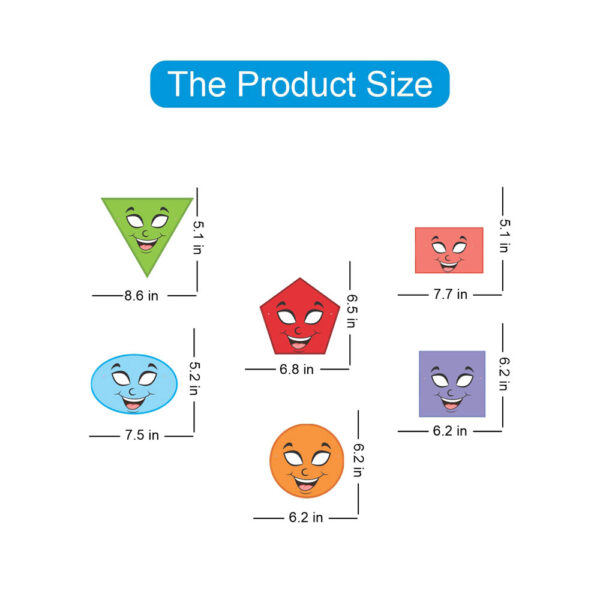 Claap Shapes Masks (Pack of 6) - Image 3