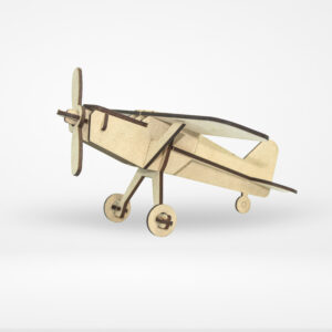 3D Wooden Airplane Construction Kit
