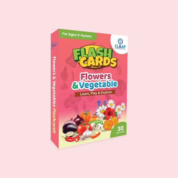 Flash Cards - Vegetables & Flowers