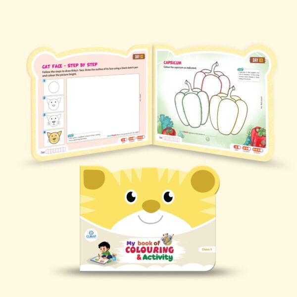 My Book of Colouring & Activity – Class 1 | Learn, Draw & Colour with Fun - Image 2