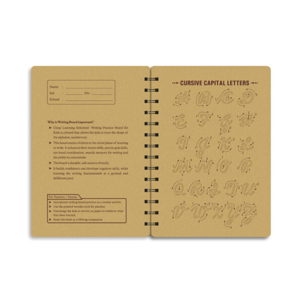 Claap Writing Practice Board Book - English Cursive - Image 2