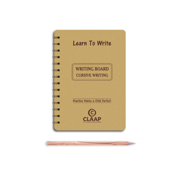 Claap Writing Practice Board Book - English Cursive