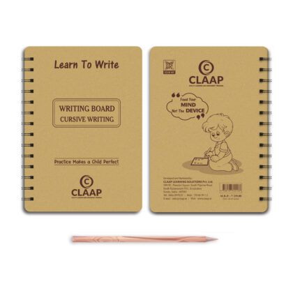Claap Writing Practice Board Book – English Cursive